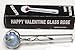 4" Happy Valentine Glass Rose Tube (Each Sold Separately)