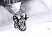 Men's 316L Stainless Steel Vintage Black Big Sheep Goat Head Skull Gothic Ring