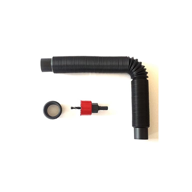 EarthMinded Rain Barrel Overflow Hose Kit irrigation supplies