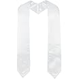GraduatePro Plain Graduation Stole for Unisex Adults Sash 60"/72" Long 16 Colors