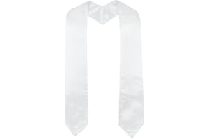 GraduatePro Graduation Stole for Unisex Adults Sash 60/72 Inches Long 16 Colors