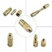 PZRT 2.0mm 13 IN 1 Copper Drill Chuck Kit Electric Grinder Accessories Self-Tightening Micro Twist Drill Chuck Collet Clamp Set Fit 2.0mm Motor Shaft Electric Grinder Rotary DIY Tool