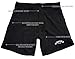 Flowhold MMA Shorts for No Gi BJJ, Grappling, Kickboxing, Crossfit, Jiu Jitsu for Men (X-Large) Black