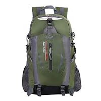 YunZyun Sport Backpack Waterproof Durable Backpack Tactical Bag Out Durable Comfortable and Lightweight Bag Hiking Camping Travel Daypack Rucksack Bag (Army Green)