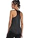 Aeuui Workout Tops for Women Mesh Racerback Tank Yoga Shirts Gym Clothes Blackthumb 1