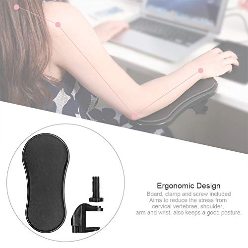 PRETTY SEE Computer Arm Rest Support for Desk and Chair, Sturdy Mouse