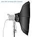 Neewer 27.5 inches/70 centimeters Folding Beauty Dish Octagonal with Center Deflector Disc, Removable Front Diffuser and Bowens Speed Ring for Monolight Studio Flash in Portrait and Event Photography