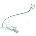 QUANS 5W 3 Colors LED COB Clip on Light 19.68 INCH 50 CM Tube Desk Flexible Table Bed Lamp Work Home Design lighting Silver 110V 220V 85-265VAC with US Plug switch on off 500LM D44
