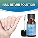 Evagloss Natural Nail Repair Solution - for Toenail and Fingernail Fungus, Restores Discolored and Damaged Nails