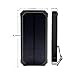 ToHLo Solar Charger Power Bank 15000mAh, Solar External Battery Pack, Dual USB Portable External Solar Power Bank Charger for Iphone 7 6 Plus 5 Galaxy S7 6 5 HTC and most Smart phones Tablets (Black)