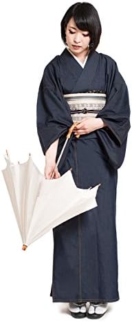 [TAYU-TAFU] デニム着物 レディース 日本製 六花/ROCCA × 児島ジーンズ × クロキ 着物 お仕立て上がり