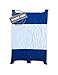 Beach Blanket with Zipper Design Stitched with New Water Proof and Sand Proof Diamond Rip-Stop Nylon Parachute Material Picnic Beach Blanket By Jeneric Designs