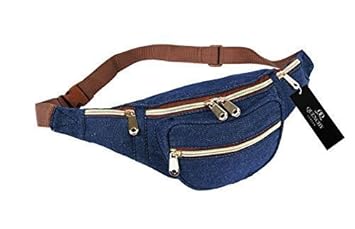 Lona Viaje Riñonera BOLSILLOS Up To cm Cintura Bum Cinturón Monedero Mochila