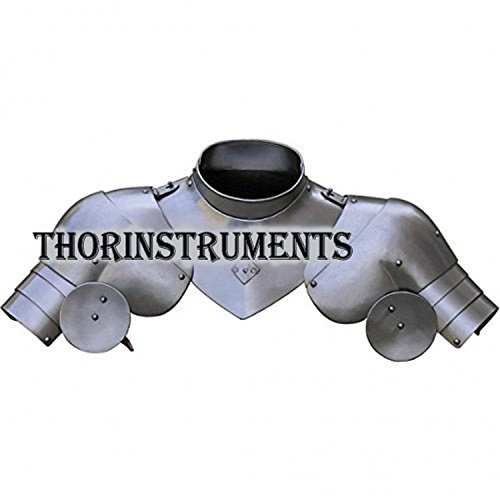 Medieval Armor Bevor With Gorget And Pauldrons