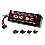 Venom 35C 2S 7.4V 5200mAh LiPo Battery with Universal Plug (EC3/Deans/Traxxas/Tamiya)