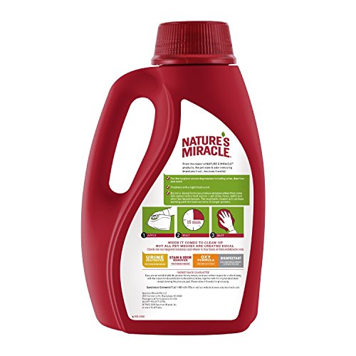 Nature's Miracle P-98142 Stain & Odor Remover, 2 qt/ 64 fl oz/ 1.89 L