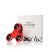 Aimbig Fidget Spinner Toy Stress Reducer - Tri-Spinner Fidget Toy with Si3N4 Hybrid Ceramic Bearing - Perfect For ADD, ADHD, Anxiety, and Autism Adult Children - Non-3D Printed (silver)