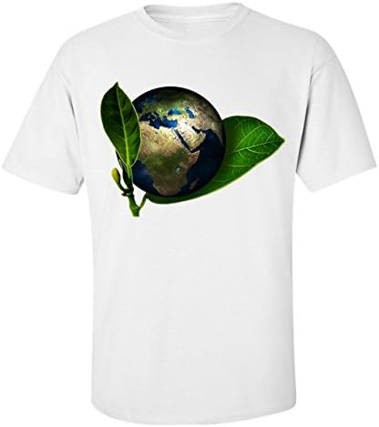 Nothingtowear for Green Earth Save The Nature Men Printed White Cotton t-Shirt
