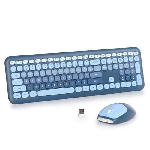SbocKeeb Wireless Typewriter Keyboard Mouse Combo Retro