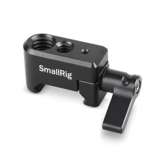 SmallRig NATO Clamp, Quick Release Clamp with 1/4" 3/8" M2.5 Thread for Cold Shoe Monitor