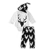 FEITONG Newborn Infant Baby Boy's Print Romper Tops+Long Pants +Hat