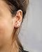 Handmade Sterling silver Lizard Ear cuffs, Ear Climber Nickel free, PAIR, Length 22mm 0.86 inches