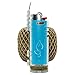 Hemp Wick Lighter 2 Pack Wrapper, Includes 8FT Hemp Wick by Hemplights USA (Black/White)