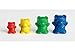 Excellerations Math Manipulatives Set of 96 Bear Counters 1.5 inches -2 inches, STEM Educational Toys for Mathematics, Preschool