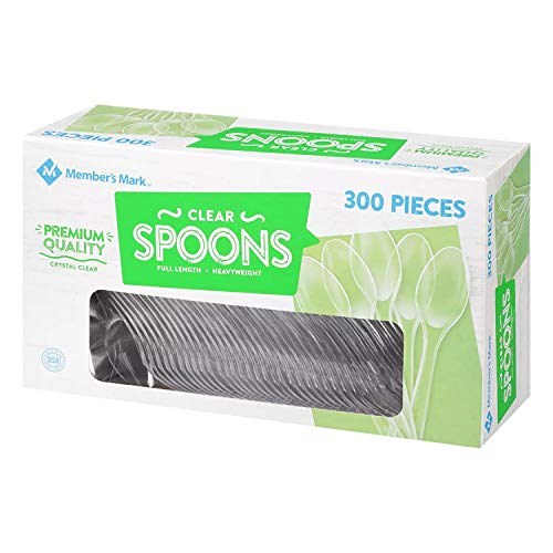 Member's Mark Clear Plastic Spoons, Heavyweight (300 ct.) Pricepulse