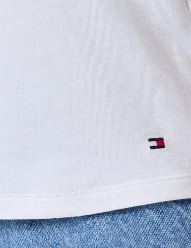 Tommy Jeans Camisetas de Tirantes Pack de 2 Mujer Tejido elástico, Multicolor (White/Light Grey HTHR), M