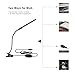 ALOTOA LED Desk Lamp, 2 Level Dimmable Clip on Table Lamp,5W USB Flexible Light,Flexible Gooseneck LED Eye-Caring Task Light for Reading, Studying, Working, Bedroom, Office