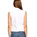 Fashionazzle Women's Buttoned Basic Solid Denim Vest Jacket (Medium, DSV02-White)