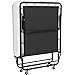 Best Choice Products XL Twin Folding Rollaway Guest Bed With Memory Foam Mattress, Twin XL Size