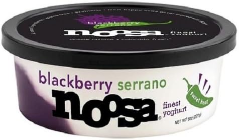 Noosa Yoghurt, Blackberry Serrano, 8 Ounce (Pack of 12)