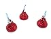 Hershey's Kisses Milk Chocolate Party Candy, Red Foil (Pack of 2 Pounds)