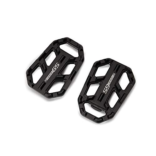 Carrfan Motorcycle Foot Pegs Front Billet Wide Pedals Rest Footpegs for BMW R1200GS G310 2013-2018