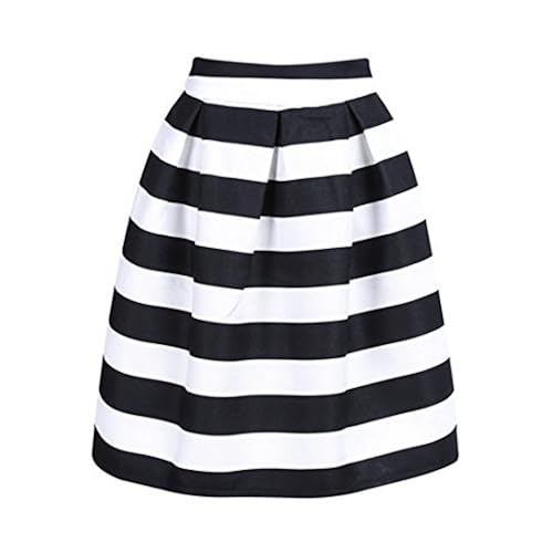 Black and White Skirt: Amazon.com