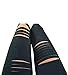 SUNNOW® Sexy Women Split the Skinny Jeggings Black Stretch Leggings Tights Leggings