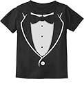 Printed Tuxedo With Bow-tie Suit Funny Gift for Boys Toddler/Infant Kids T-Shirt