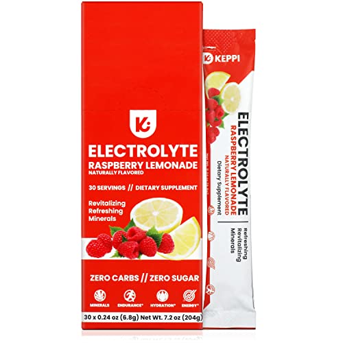 Keppi Electrolytes Powder Hydration Packets Sugar Free 30 Serves
