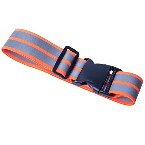 image for no!no! High Visibility Adjustable Elastic Reflective Belt/Waist Band/W