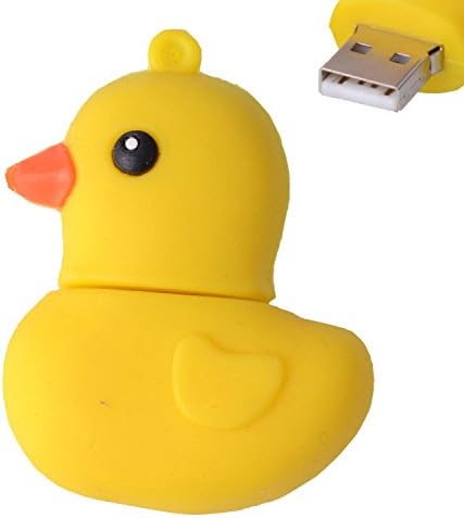 LHN (Bulk 10 Pack) 8GB Animated Duck USB 2.0 Flash Drive (Yellow)