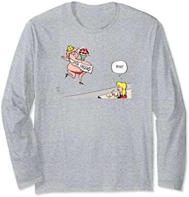 Unisex Joel Pett: Trump and Misogyny Long Sleeve T-Shirt Small Heather Grey