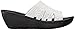Skechers Cali Women's Parallel-Milk And Honey Wedge Sandal,White/Silver,7.5 M US