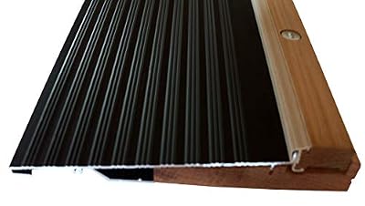 Inswing Threshold 7 3/4 inch x 36 inches- Adjustable Oak Cap- Full Oak Bottom -Dark Bronze