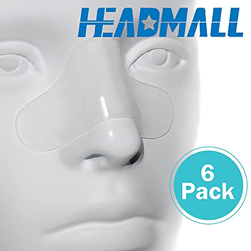 CPAP Nose Gel Pad 6 Packs, HEADMALL Universal Nasal Pads for CPAP Mask, Reduce Red Marks