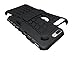 Xbows iPhone 7 Plus Case, [Rugged Wave] Slim Durable Protective Shockproof Case Built-in Kickstand for Apple iPhone 7 Plus (Black)