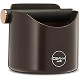 Osaka, Shock-Absorbent Espresso Knock Box - Durable 4.7 Inch Barista Style Knockbox "Kawachi Fuji Garden" (Brown)