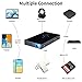 Prechen Mini Portable Projector, WiFi Bluetooth Projector Pico DLP Video USB HDMI Projector Built-in Battery Speaker Support HD 1080P Projector Compatible with PC, iPhone Smartphone, Home Theaterthumb 4