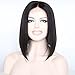 Ten Chopstics Bob Wig Short Human Hair Wigs For Black Women Silky Straight Lace Front Wigs Cheap Glueless Full Lace Wigs with Baby Hair Unprocessed Brazilian 100% Virgin Hair Middle Part Stock 10